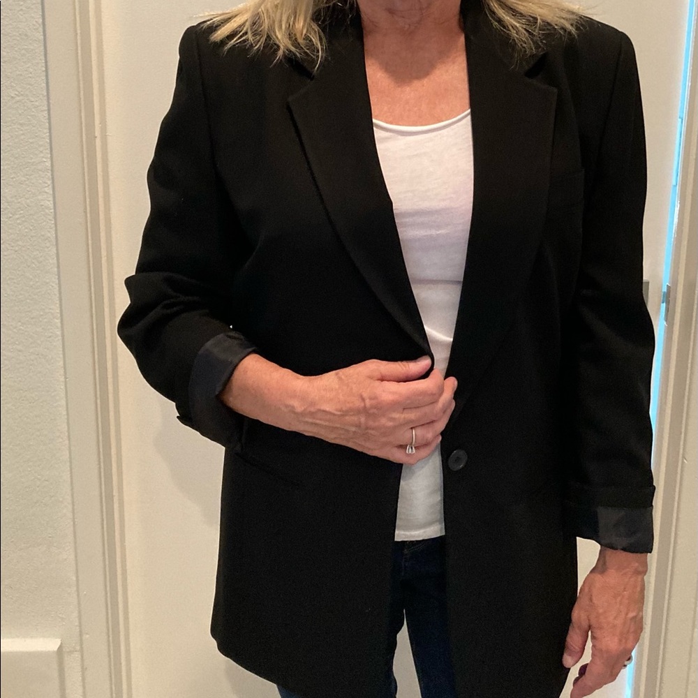 DKNY Black Oversized Blazer